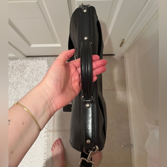 Black leather Coach Briefcase - Picture 5 of 10